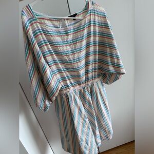 Colorful striped dress